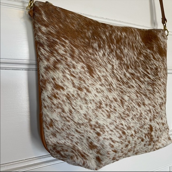 Primecut Hobo Cowhide Leather Handbag - Picture 5 of 7